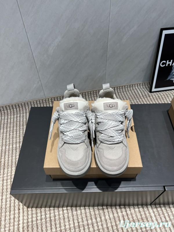 UGG Platform Casual Shoes with Round Toe and Thick Sole - MJ00270