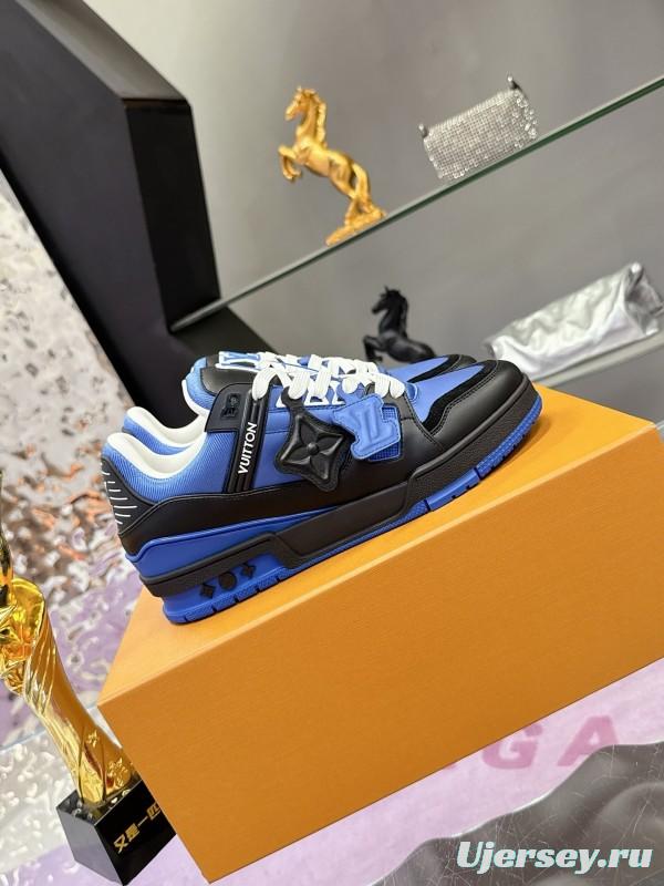 Louis Vuitton Trainer Series Couple Casual Sneakers Skate Shoes - AS00400