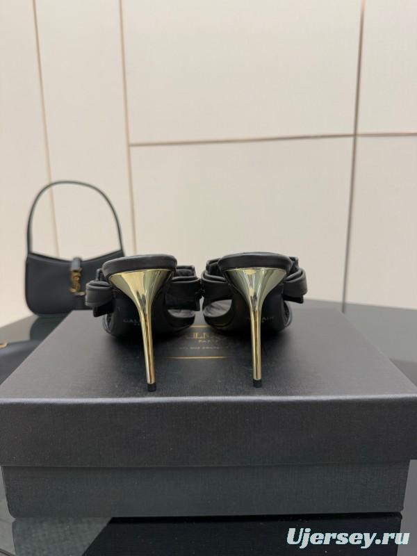 Balmain Metal Heel High Heel Sandals - KFY00320