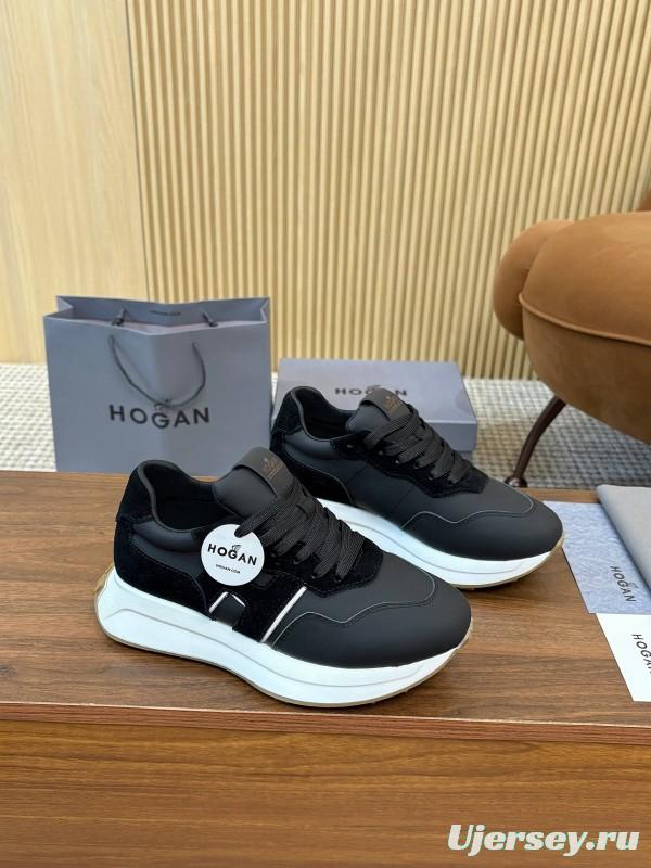 Hogan H-STRIPES Series Couple Thick Sole Dad Shoes Airship Sneakers - AS00350