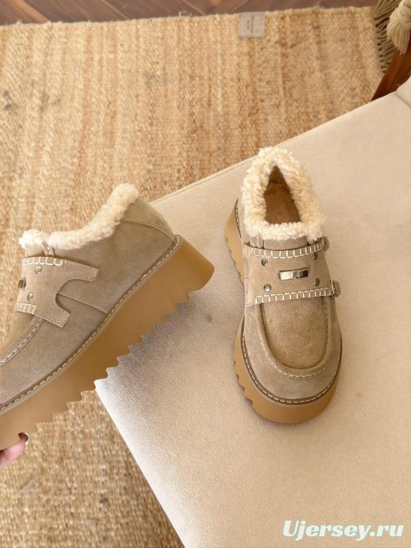 SugarSu Retro Platform Snow Boots Chunky Sole Casual Shoes - KFY00270