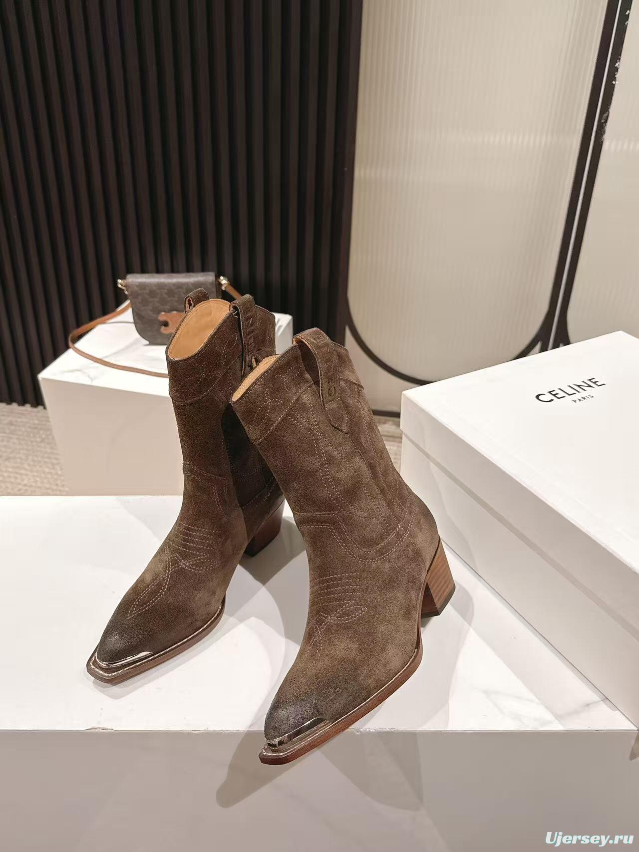 CELINE Fashion Boots 2025 SS Collection with Arch of Triumph Logo - LY00440