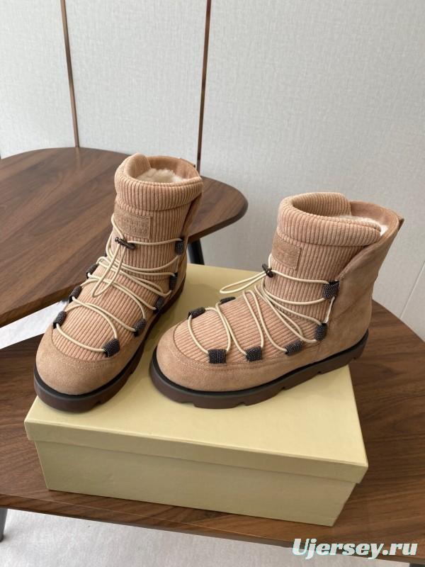 Brunello Cucinelli Open Walk Ankle Boot Winter Snow Boots - AS00410