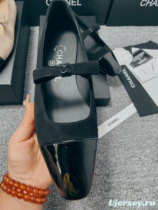 Chanel Classic Slingback Bow Flats - LY00290