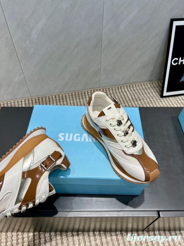 SUGARSU Spring Summer Casual New Series Color Block Casual Sports Shoes