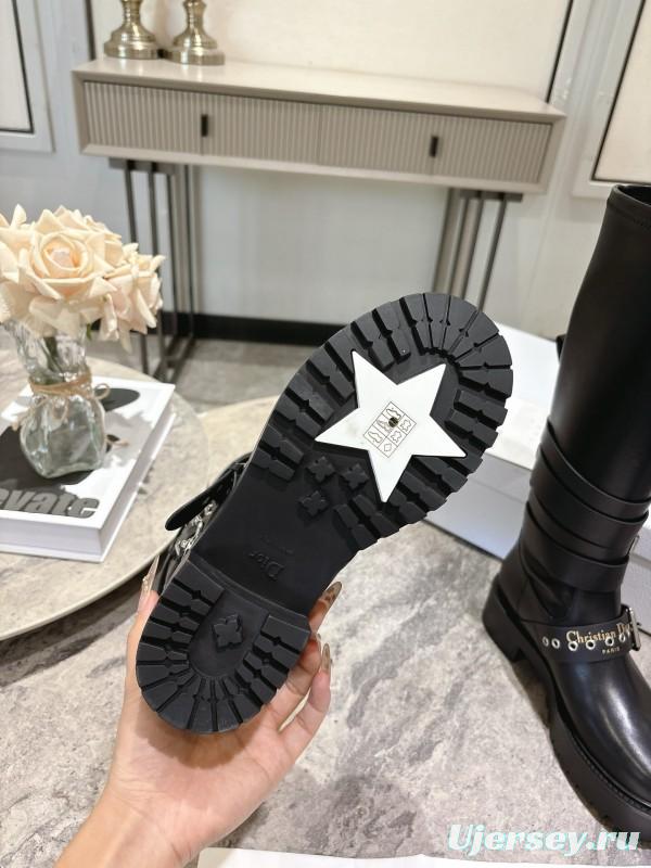 Dior Punk Style Strap Ankle Boots - KFY00470