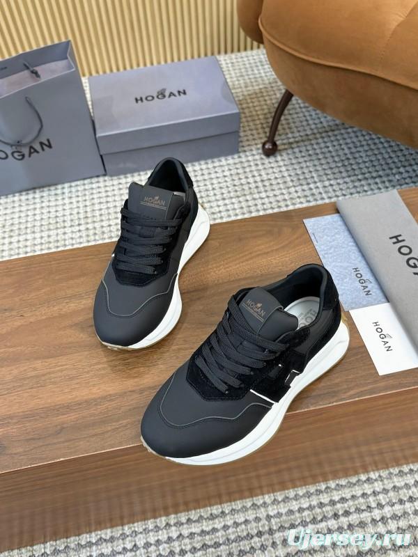 Hogan H-STRIPES Series Couple Thick Sole Dad Shoes Airship Sneakers - AS00350