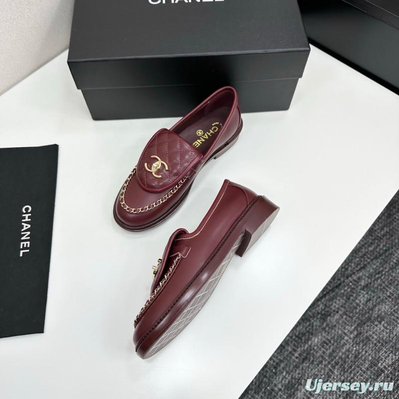 Chanel Classic Flap Chain CC Buckle Loafers - LY00320