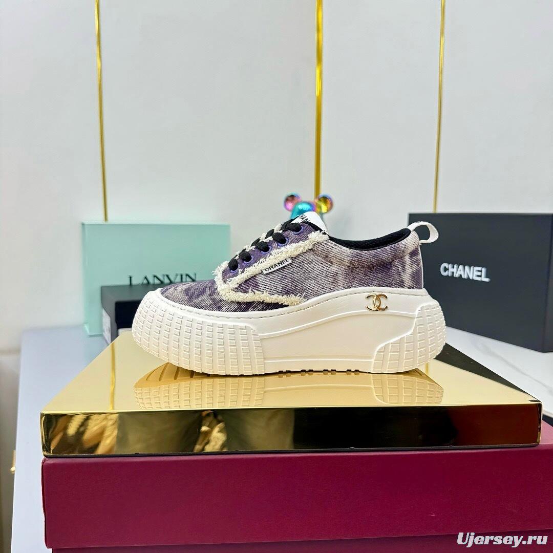 Chanel 2025/SS Little Chanel Loafers Panda Shoes Casual Sneakers - LY00330