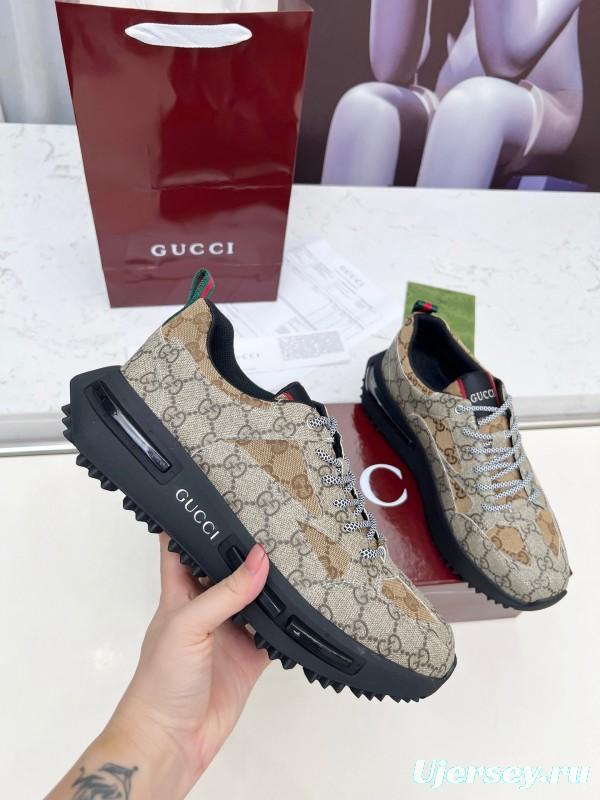 Gucci 2025/SS Series 2.0 Sneakers with Reflective Stripes and Retro Design - LY00320