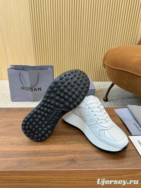 Hogan H-STRIPES Series Couple Thick Sole Dad Shoes Leisure Sneakers - LY00370/LY00380