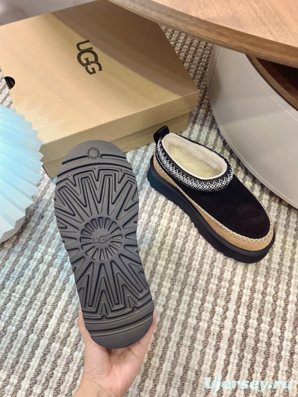 UGG Ethnic Tazz Series Thickened Heightening Slippers One-Step On - MJ00220