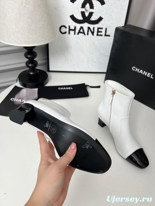 Chanel 2025/SS Double C Heel Fashion Boots - LY00370/LY00400
