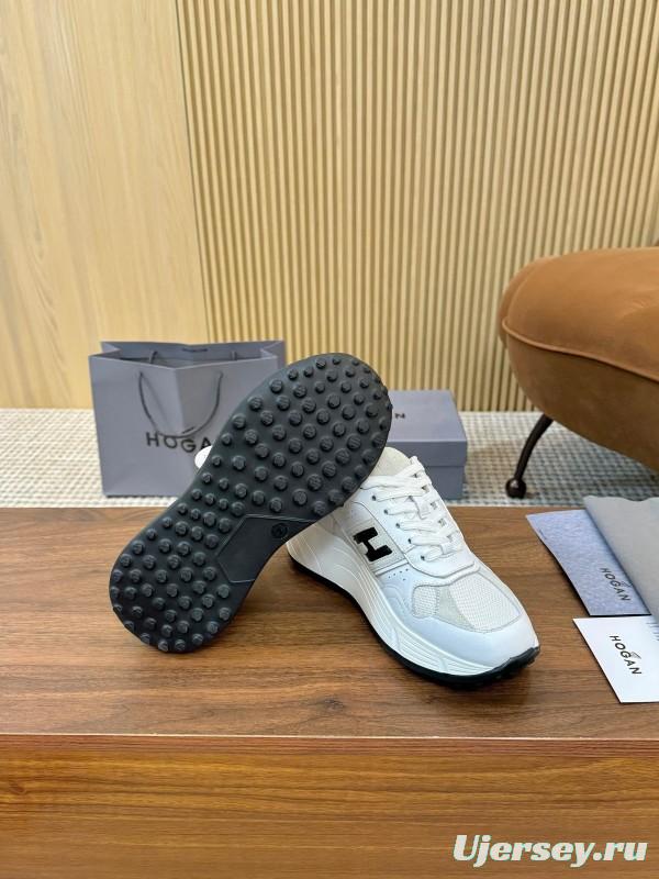 Hogan H-STRIPES Series Couple Thick Sole Dad Shoes Casual Sneakers - LY00370/LY00380