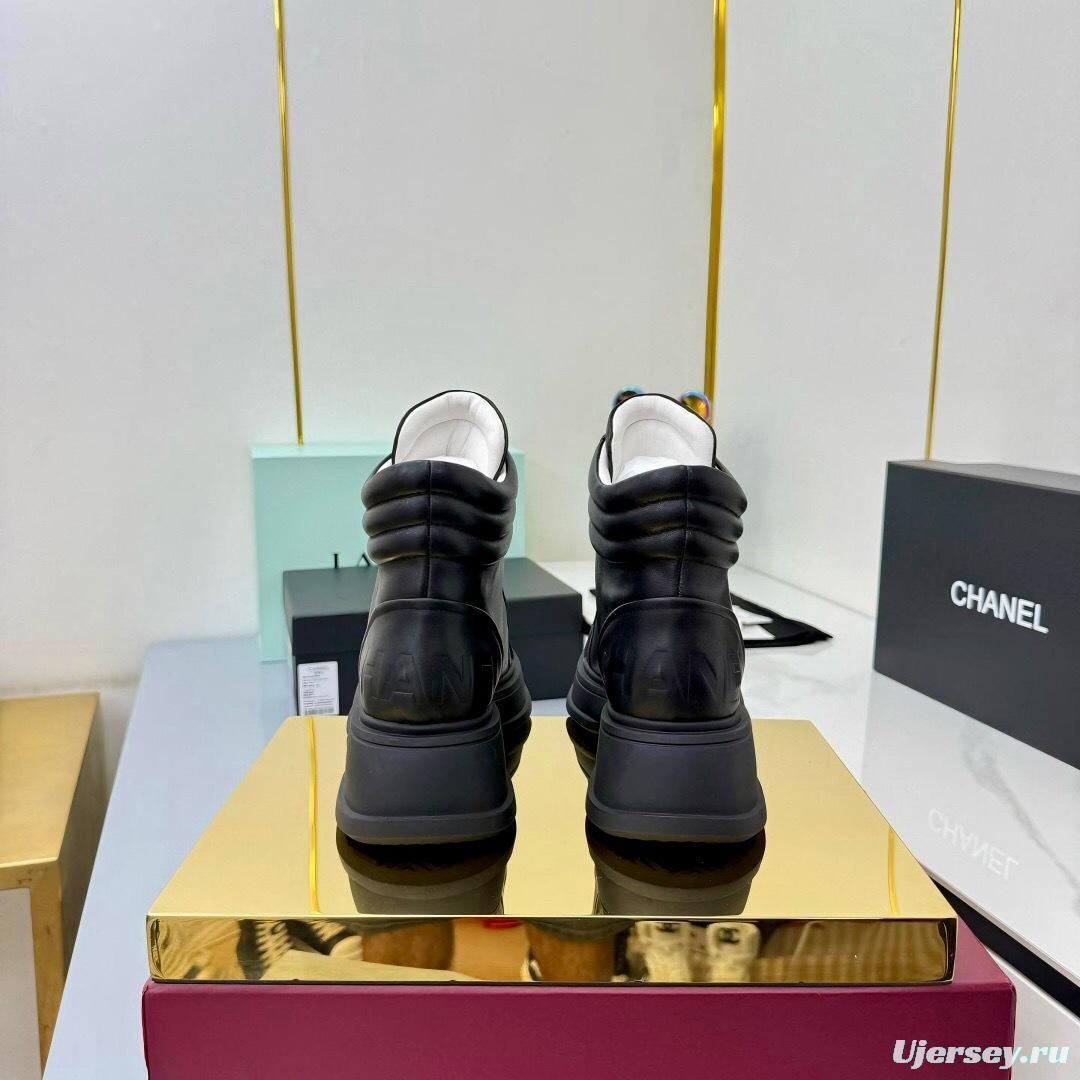 Chanel 2025 SS Short Boots Essential Fall Winter Heavy Duty Style - LY00400