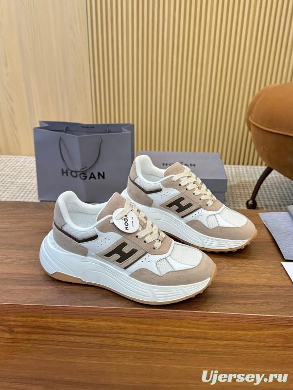 Hogan H-STRIPES Series Couple High Platform Chunky Dad Shoes Casual Sneakers - LY00370/LY00380