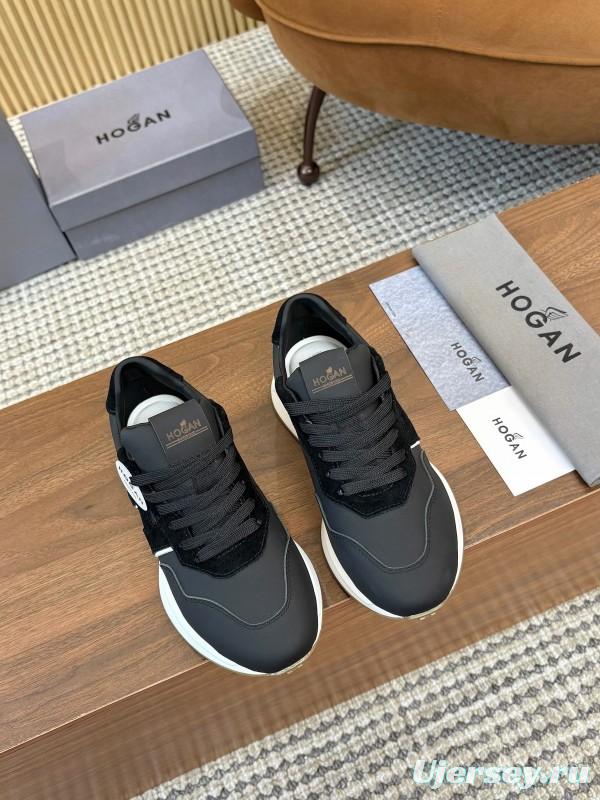 Hogan H-STRIPES Series Couple Thick Sole Dad Shoes Airship Sneakers - AS00350