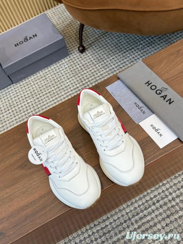 Hogan H-STRIPES Series Couple Thick Sole Dad Shoes Airship Sneakers - AS00350