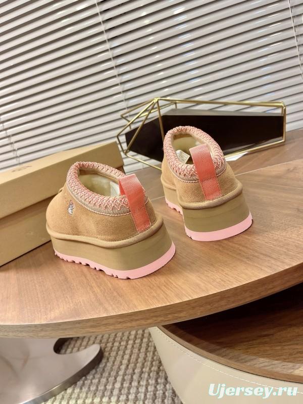 UGG Tazz Platform Wool Slipper Boots - MJ00230