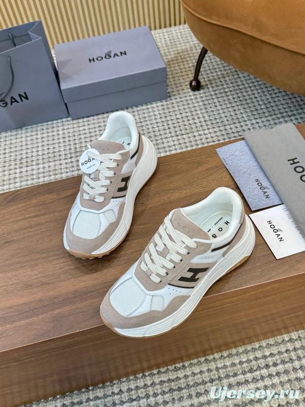 Hogan H-STRIPES Series Couple High Platform Chunky Dad Shoes Casual Sneakers - LY00370/LY00380