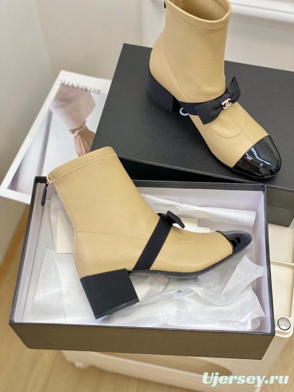 Chanel 2025/SS Bow Mary Jane Ankle Boots - LY00320