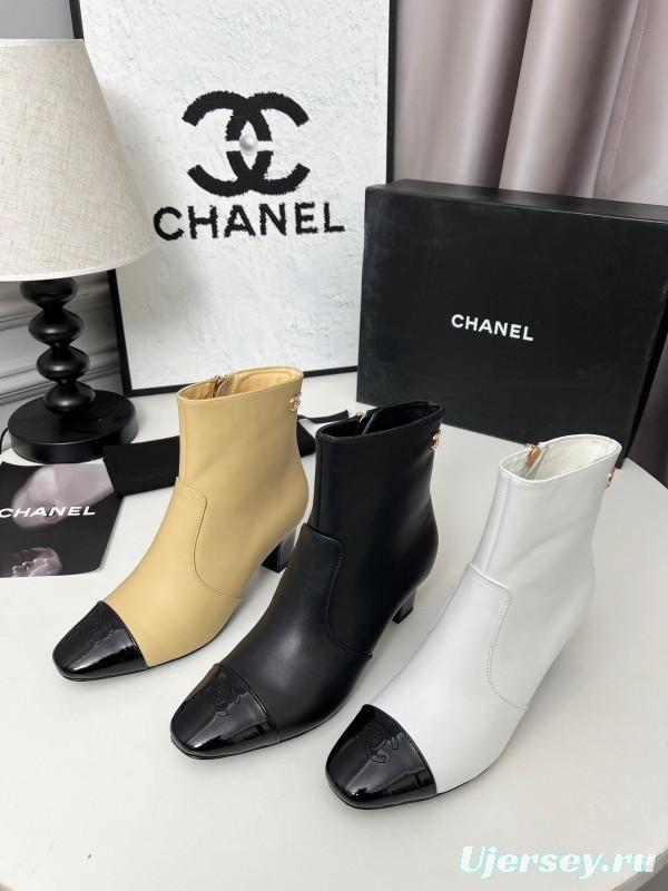 Chanel 2025/SS Double C Heel Fashion Boots - LY00370/LY00400