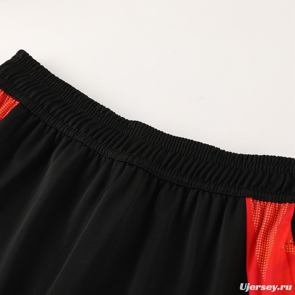 2025 Belgium Black Short Sleeve+Soccer Shorts