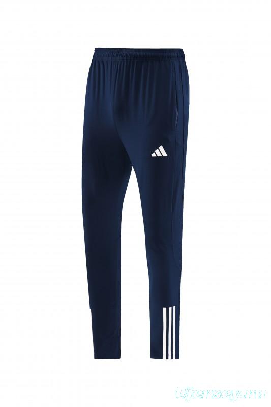 2025 Adidas Royal Blue Half Zipper Jacket+Long Pants S-2XL