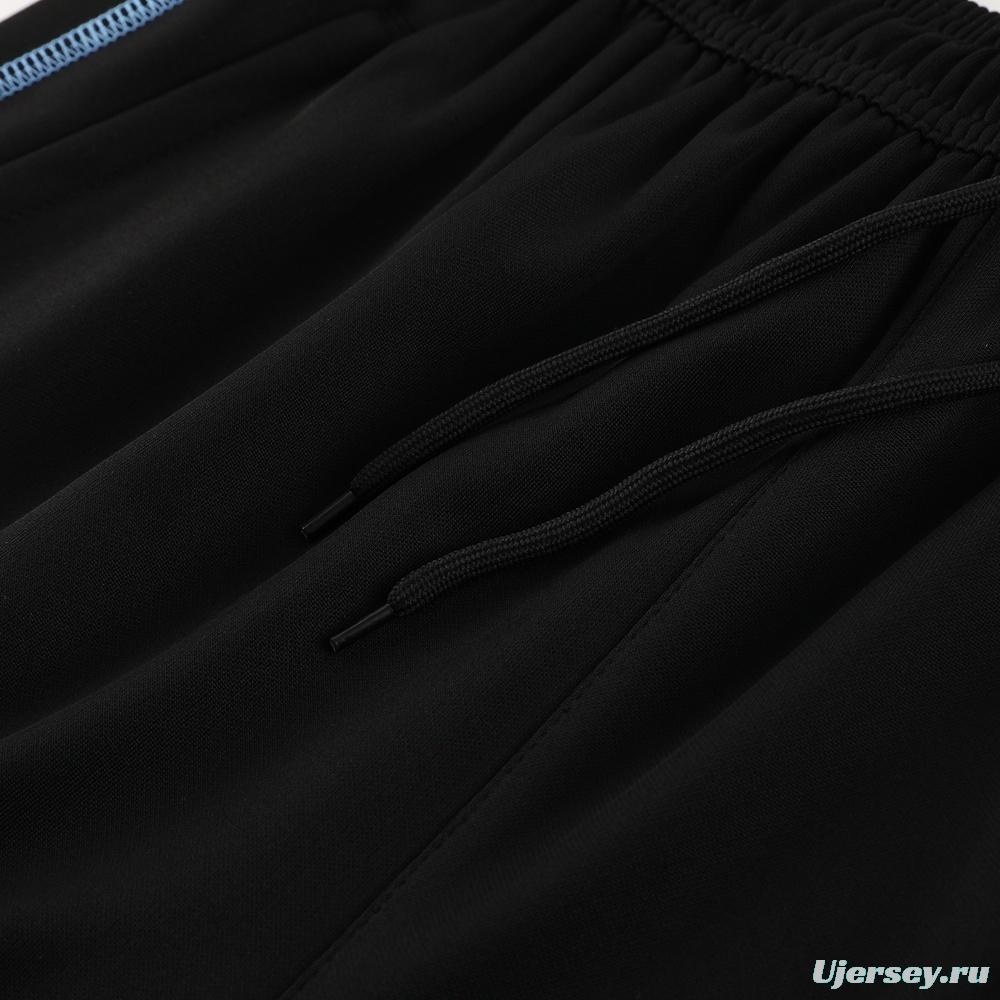 23/24 Arsenal Black S-2XL Half Zipper Jacket+Long Pants