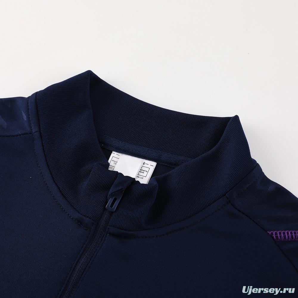 23/24 Argentina Royal Blue S-2XL Half Zipper Jacket+Long Pants