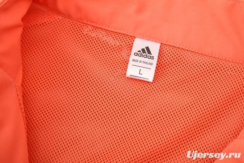 25/26 Bayern Munich Orange S-3XL Half Zipper Jacket+Long Pants