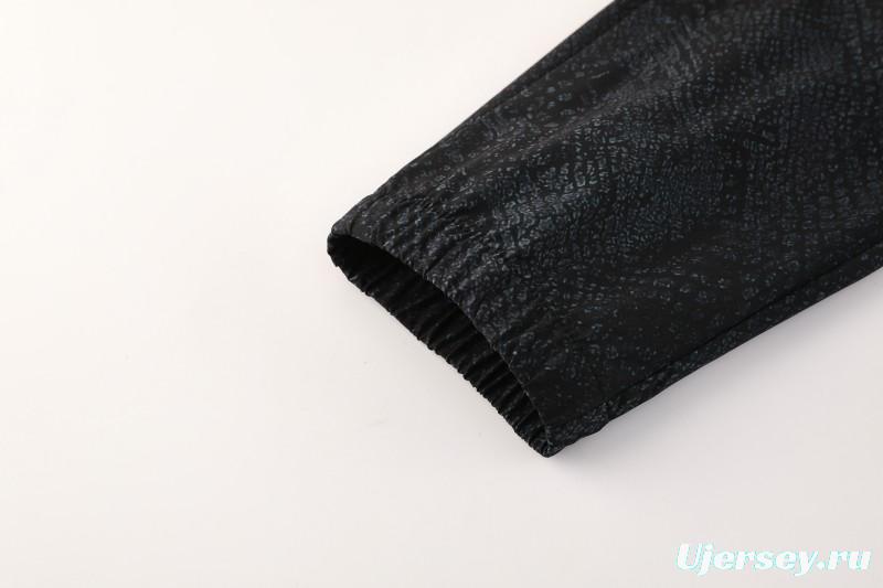 25/26 Barcelona Black S-3XL Half Zipper Jacket+Long Pants