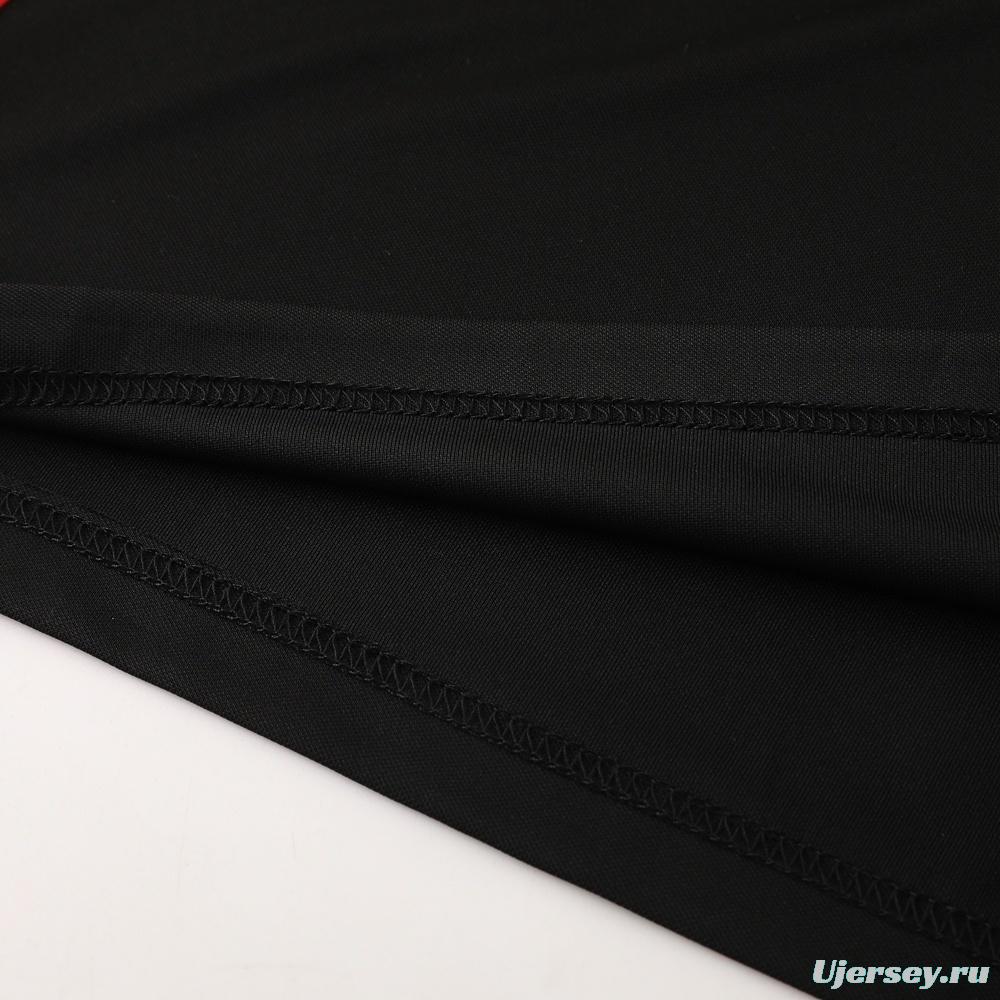 2025 Belgium Black Short Sleeve+Soccer Shorts