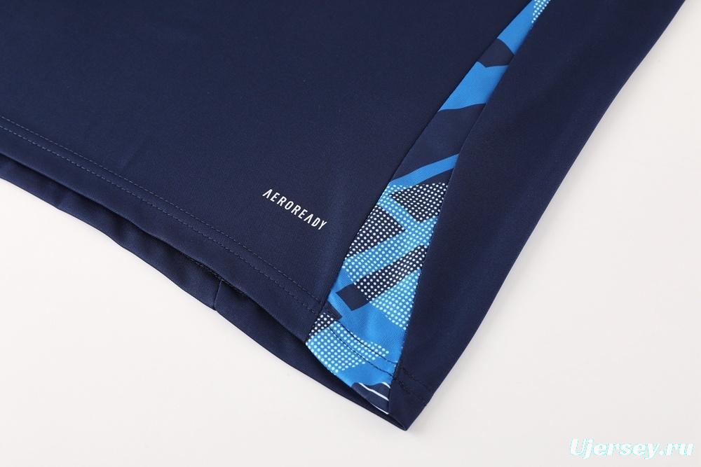 2025 Italy Royal Blue Short Sleeve+Soccer Shorts