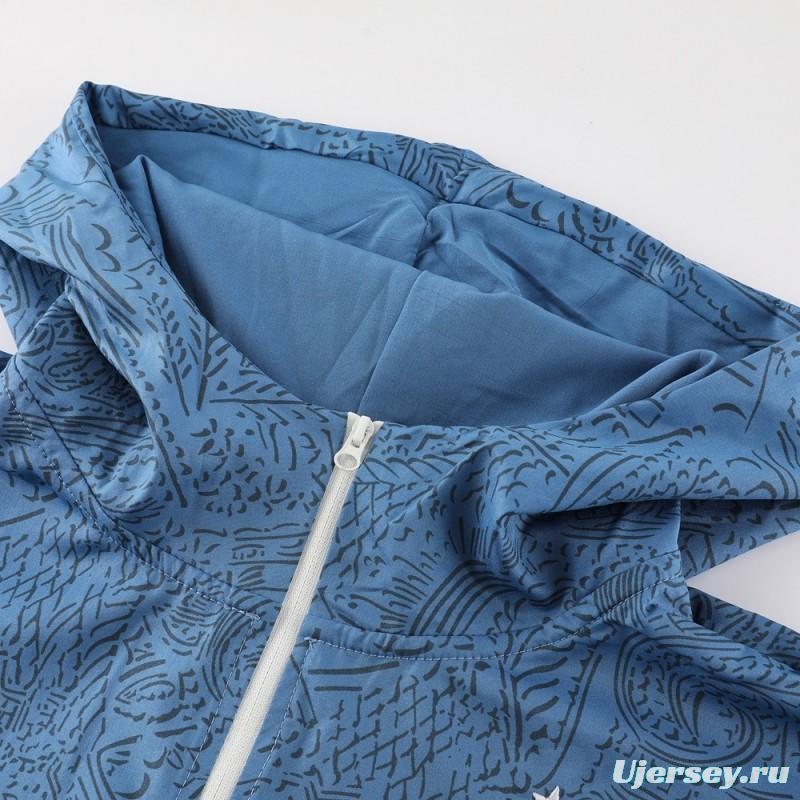 25/26 Olympique Marseille Half Zipper Jacket+Long Pants S-2XL