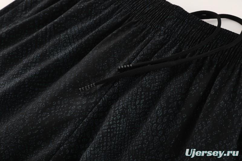 25/26 Barcelona Black S-3XL Half Zipper Jacket+Long Pants