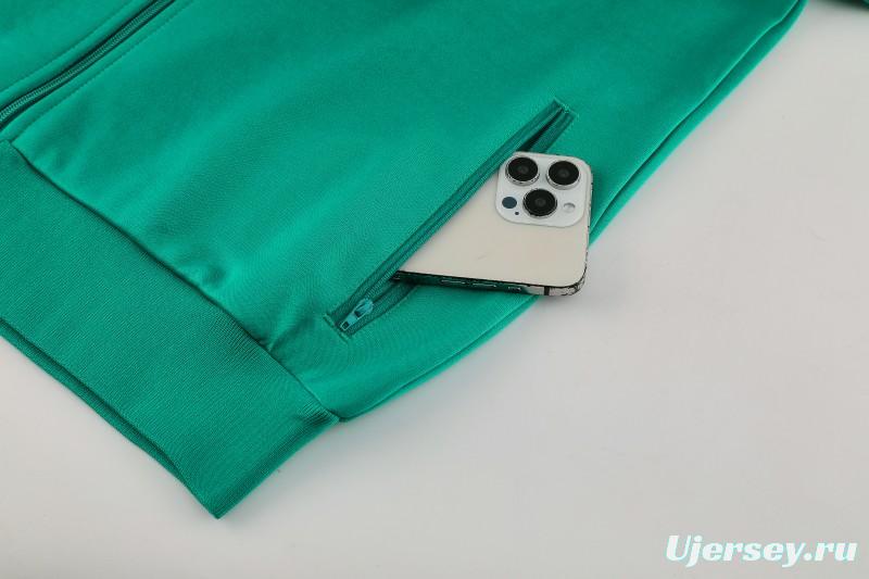 25/26 Liverpool Green Full Zipper Jacket +Long Pants