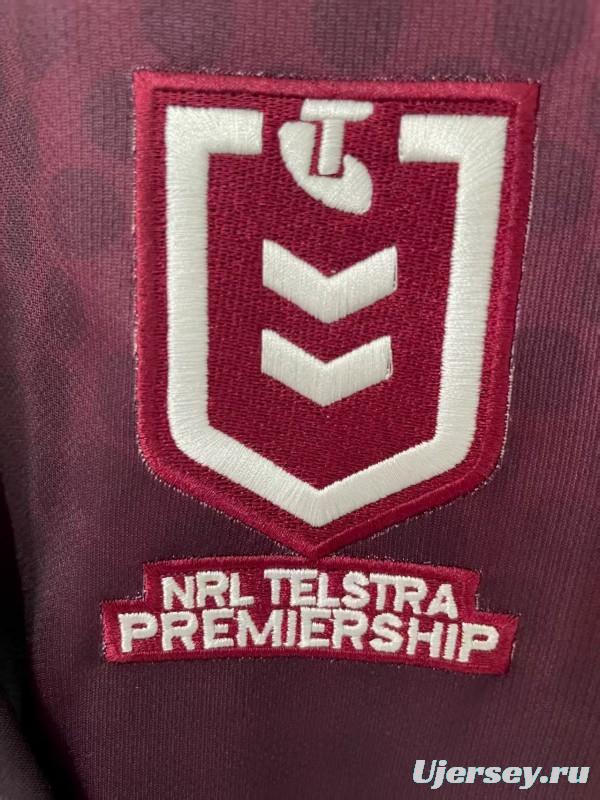 25/26 Manly Warringah Sea Eagles Maroon with Indigenous Art Jersey