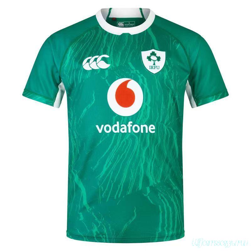 2025 Ireland Green with Tonal Topographic Pattern Home Jersey