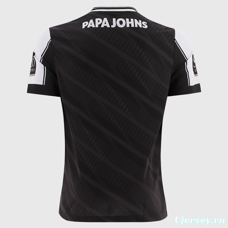 25/26 Galway GAA Black with Diagonal Stripes Jersey