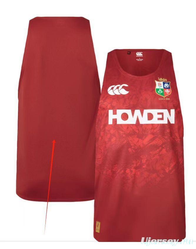 2025 British & Irish Lions Red with Pattern Singlet