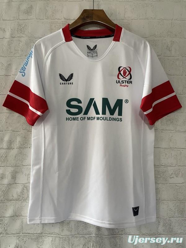 25/26 Ulster Rugby White with Red Stripe Jersey