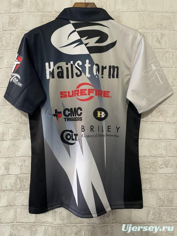 25/26 Shooting Sports Black and White with Abstract Pattern Shooting Jersey