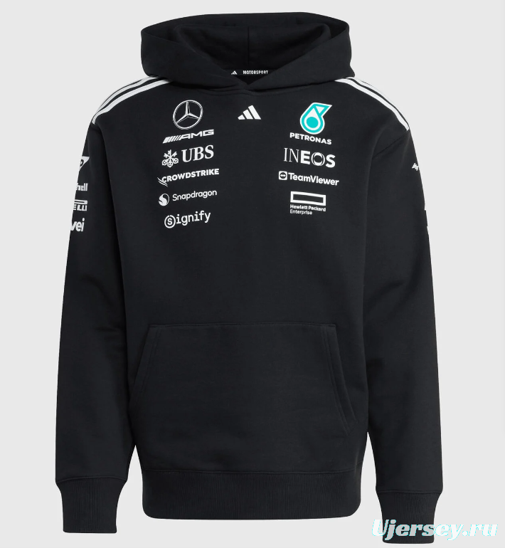 2026 F1 Mercedes-AMG Petronas F1 Team Black Hoodie