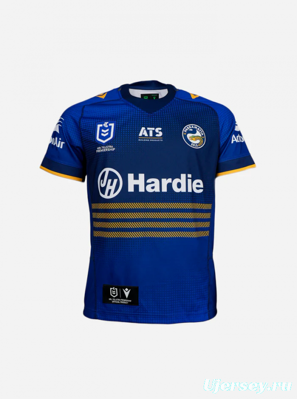 25/26 Parramatta Eels Blue with Gold Stripes Jersey