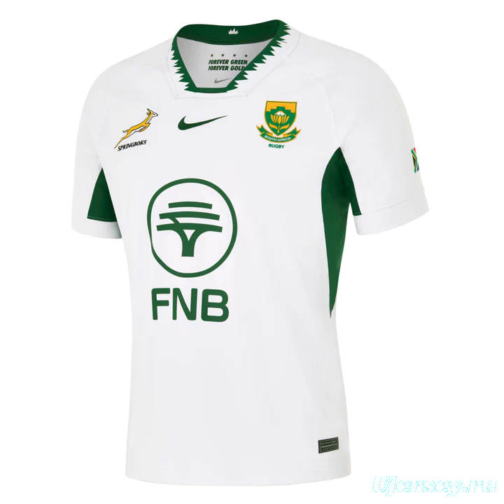 2026 South Africa Away White Rugby Jersey