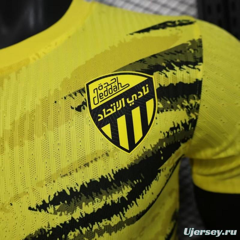 Player Version 25/26 Al-Ahli Saudi  Yellow Pre-Match Jersey