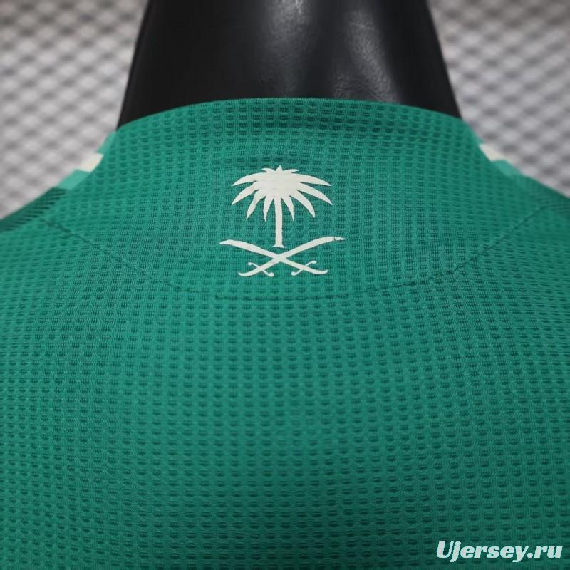 Player Version 2025 Saudi Arabia Home Jersey