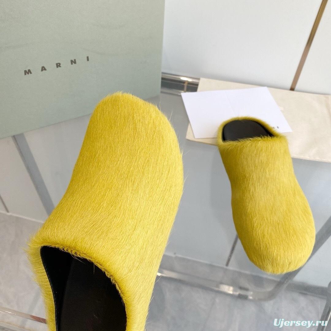 Marni 2025/SS Pony Hair Loafers - LY00