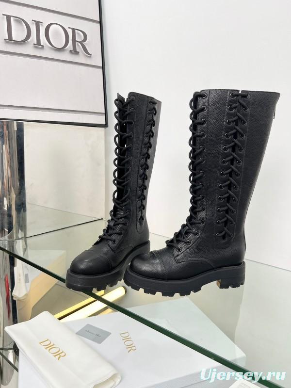 Dior 2025/SS Autumn Winter Boots Retro Work Style Internet Celebrity Boots - LY00460